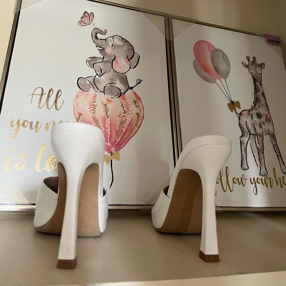 white heels - Picture 3 of 3
